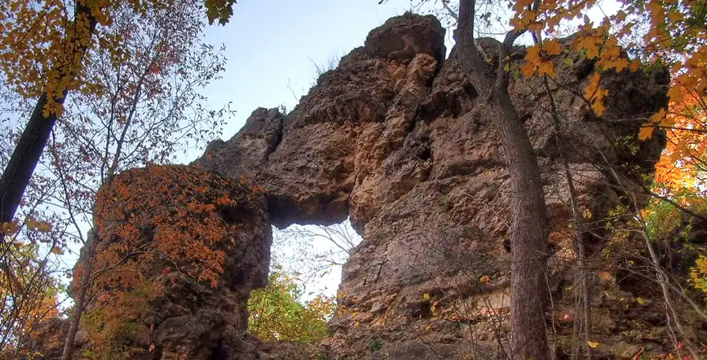 Bluff Top Trail overlooking Lake Pepin at Frontenac State Park