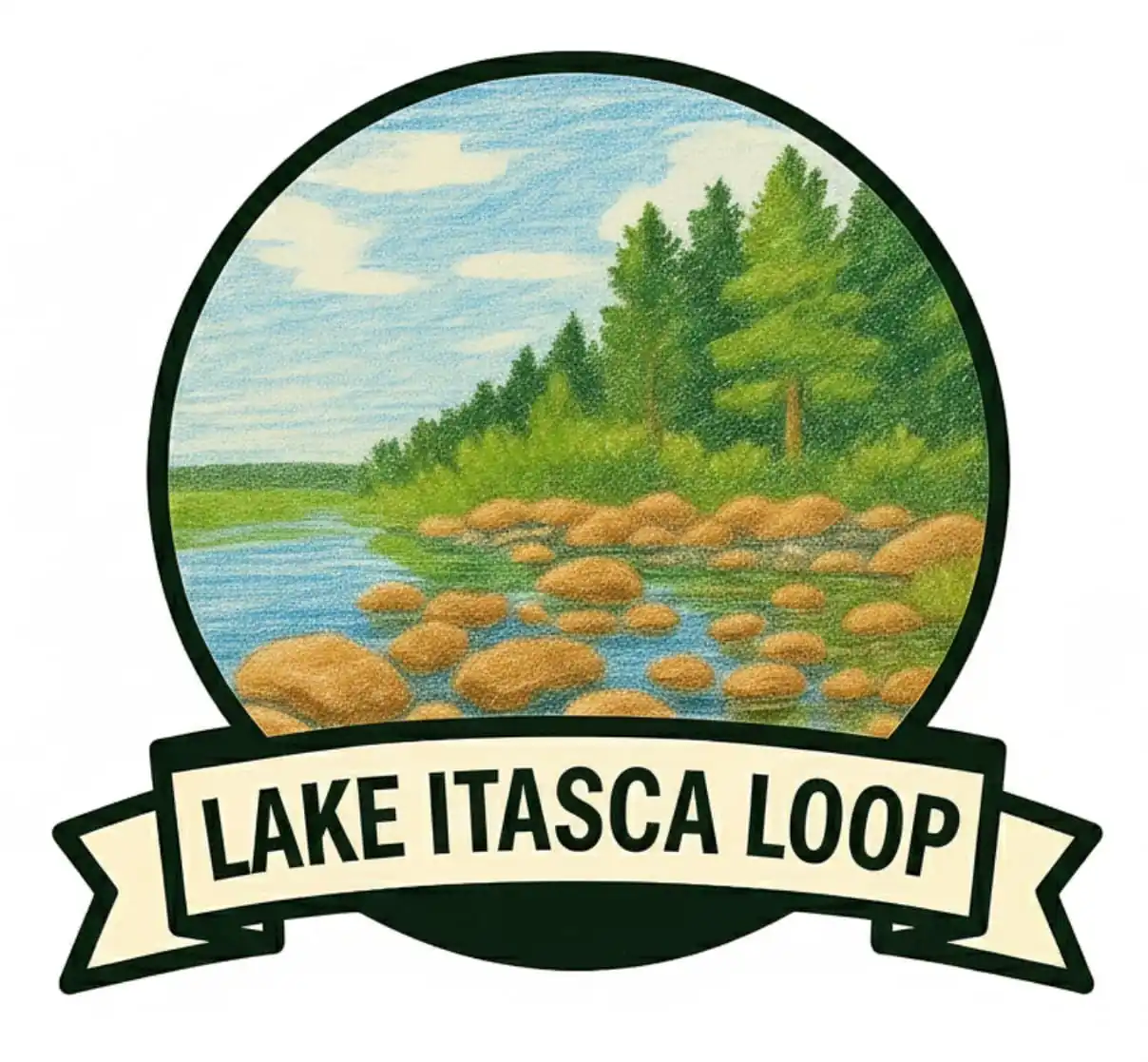 Lake Itasca Loop badge