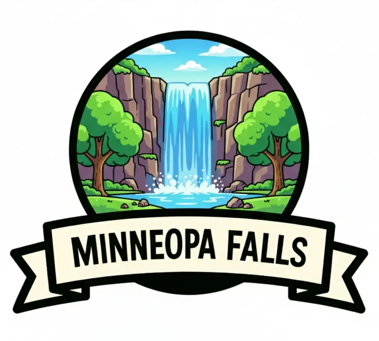 Placeholder badge for Minneopa Falls and Bison Trail