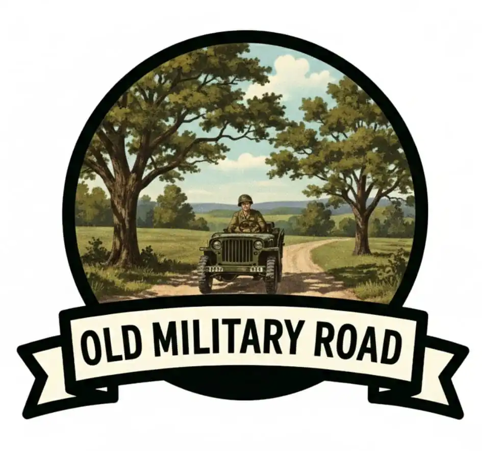 Old Military Road badge