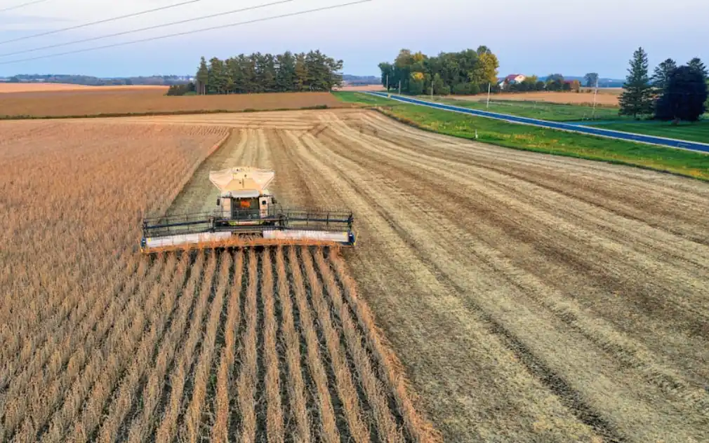 Central Minnesota landscape of lakes and forests