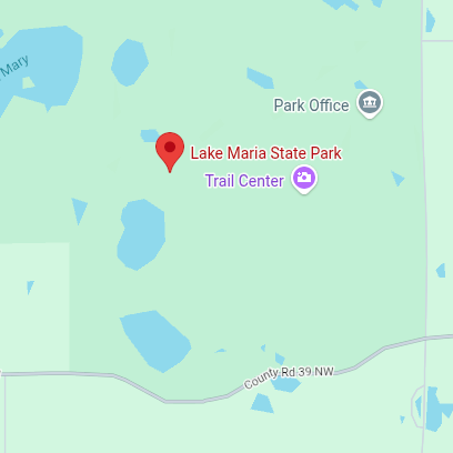Trailhead map preview for Lake Maria State Park