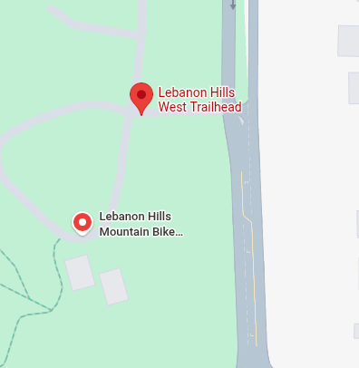 Trailhead map preview for Lebanon Hills Regional Park